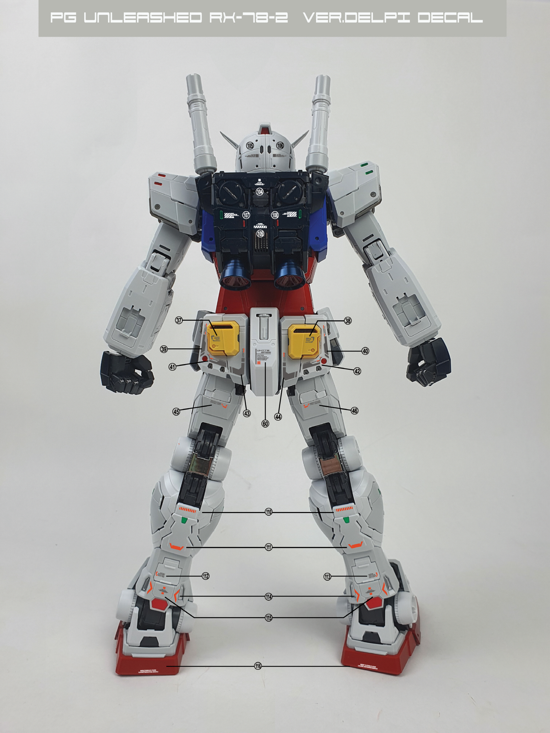 Pg Unleashed Rx 78 2 Ver Delpi Water Decal Delpidecal